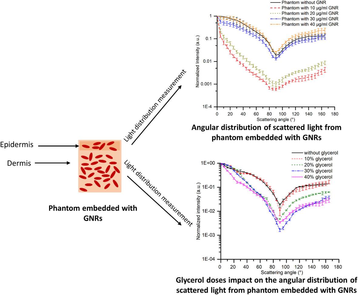 Measurement of anisotropy factor of nanoparticle embedded tumor phantoms for plasmonic photothermal therapeutics