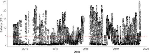 Standard metrics for characterizing episodic salinization in freshwater systems