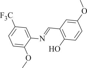 Synthesis, Crystal Structure, Hirshfeld Surface Analysis, Supramolecular and Computational Investigation of the (E)-4-Methoxy-2-(((2-methoxy-5-(trifluoromethyl) phenyl)imino)methyl)Phenol Compound