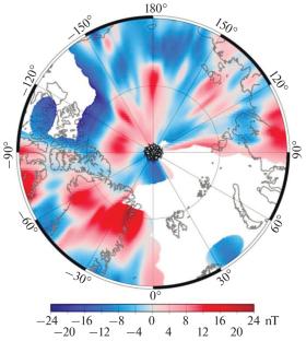 Lithospheric Magnetic Anomalies of the Polar Arctic According to CHAMP Satellite Data