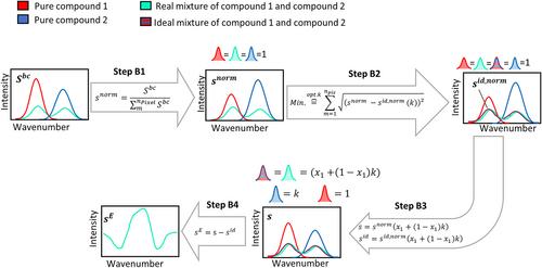 Thermodynamically consistent derivation of excess Raman spectra