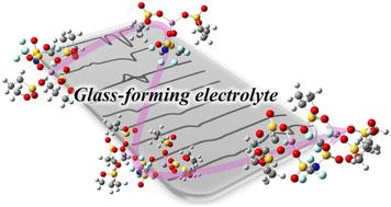 Speciation and dipole reorientation dynamics of glass-forming liquid electrolytes: Li[N(SO2CF3)2] mixtures of 1,3-propane sultone or tetrahydrothiophene-1,1-dioxide†