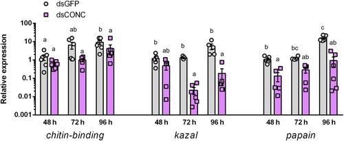 The salivary gland transcriptome of Varroa destructor reveals suitable targets for RNAi-based mite control