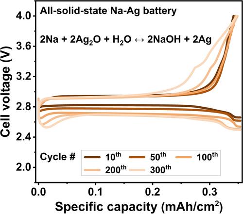 A Room-Temperature All-Solid-State Na−Ag Battery with a Long Cycle Life and Low Overpotential