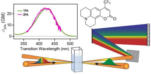 A Single-Shot Technique for Measuring Broadband Two-Photon Absorption Spectra in Solution