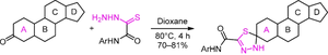 3-Spiroandrostene-substituted 1,3,4-thiadiazolines