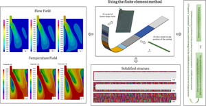 Full-Process Numerical Simulation of Flow, Heat Transfer and Solidification for Hot Stamping Steel Manufactured via Thin Slab Continuous Casting Process