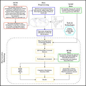 Comparative analysis of bias correction techniques for future climate assessment using CMIP6 hydrological variables for the Indian subcontinent