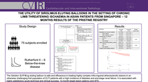 The Utility of Sirolimus Eluting Balloons in the Setting of Chronic Limb Threatening Ischaemia in Asian Patients from Singapore - 12 Months Results of the PRISTINE Registry.