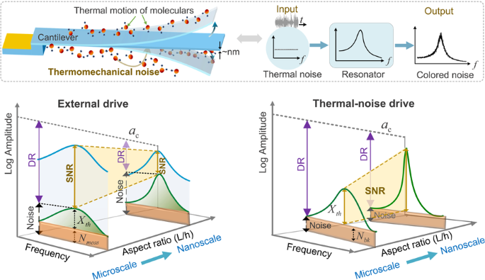 Thermal noise-driven resonant sensors.