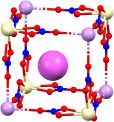 Nitrate-bridged hybrid organic-inorganic perovskites