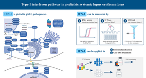 Type I interferon pathway in pediatric systemic lupus erythematosus.