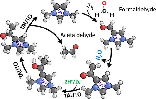 Computational Design of an Electro-Organocatalyst for Conversion of CO2 into Long Chain Aldehydes