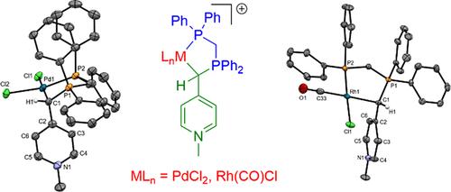 Groups 9 and 10 Complexes of C–Donor Ligands Derived from Pyridinium-Stabilized Phosphorus Ylides