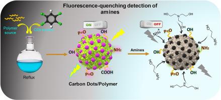 The innovative design of carbon dots on polymer texture for highly selective detection of amino compounds