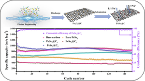 Plasma-engineered FeSe2-encapsulated carbon composites with enhanced kinetics for high-performance lithium and sodium ion batteries