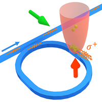 Trapped Atoms and Superradiance on an Integrated Nanophotonic Microring Circuit