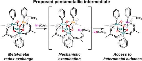 Metal-Metal Redox Exchange to Produce Heterometallic Manganese-Cobalt Oxo Cubanes via a "Dangler" Intermediate.