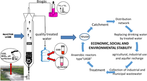 Simultaneous Biodegradation of Linear Alkylbenzensulfonate in Anaerobic Reactors, in Two Stages