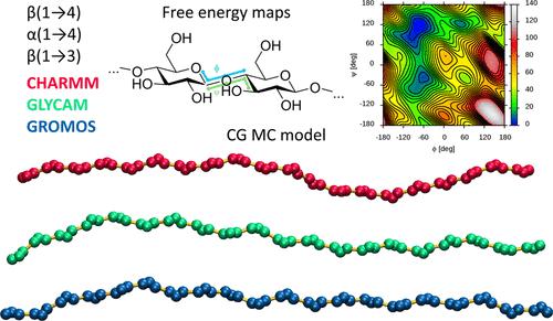 The Conformation of Glycosidic Linkages According to Various Force Fields: Monte Carlo Modeling of Polysaccharides Based on Extrapolation of Short-Chain Properties.