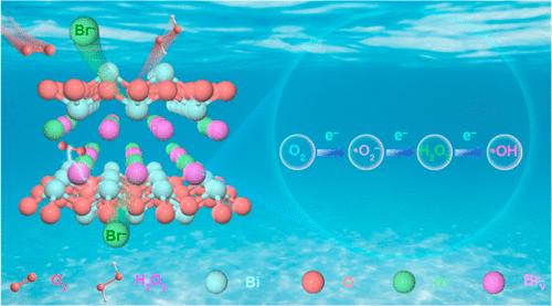 Dynamic Bromine Vacancy-Mediated Photocatalytic Three-Step Three-Electron Oxygen Reduction to Hydroxyl Radicals