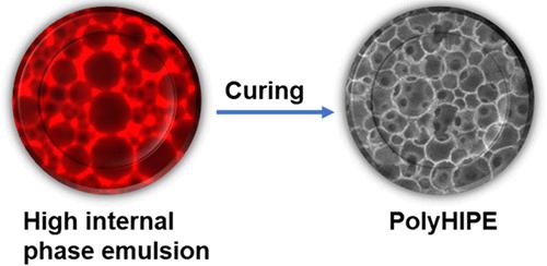 Mechanism of Interconnected Pore Formation in High Internal Phase Emulsion-Templated Polymer.