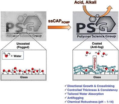 Amphiphilic Nanoscale Antifog Coatings: Improved Chemical Robustness by Continuous Assembly of Polymers.