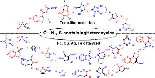 Oxygen-, Nitrogen-, and Sulfur-Containing Heterocycles: Recent Advances in De Novo Synthesis and Prospect