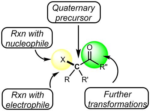 α-Halocarbonyls as a Valuable Functionalized Tertiary Alkyl Source.