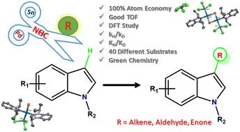 Effect of N-heterocyclic carbene in palladium–tin heterobimetallic catalysis: a DFT supported study on the C3–H functionalization of unprotected indoles†