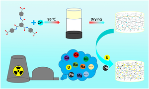 Amide-functionalized MOG for effective adsorption of U(VI) and Pb(II) from nuclear wastewater