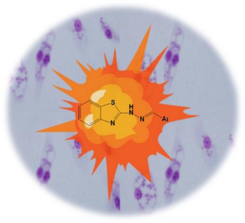 Synthesis, biological evaluation and mechanism of action of benzothiazole derivatives with aromatic hydrazone moiety, a new class of antileishmanial compounds