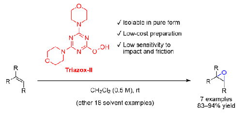 Development of a Purely Isolable (Dimorpholino)triazine-Based Reagent for the Epoxidation of Alkenes