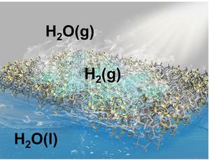 Boosting photocatalytic water vapor splitting by the integration of porous g-C3N4 and carbonized melamine foam