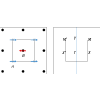 AC conductivity and magnetic dichroism of two-dimensional antiferromagnetic Dirac semimetals