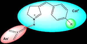 Experimental and Theoretical Study of the Structure of 3-Arylidene-1-Pyrrolinium Salts