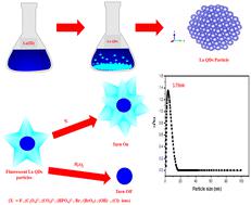 Synthesis and characterization of La QDs: sensors for anions and H2O2†