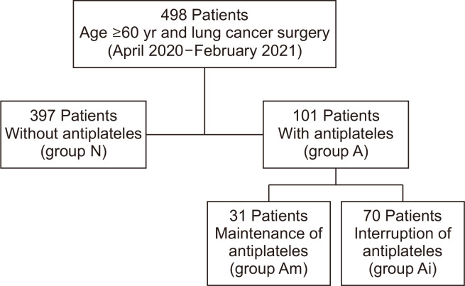 Safety of Perioperative Maintenance of Antiplatelet Agents in Elderly Patients Undergoing Lung Cancer Surgery.