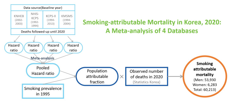 Smoking-attributable Mortality in Korea, 2020: A Meta-analysis of 4 Databases.