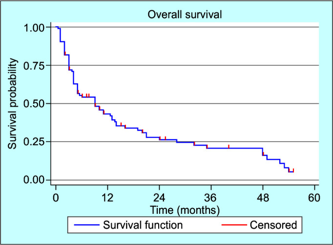 Overall Survival and the Impact of Albumin-bilirubin Grade in Patients with Advanced Hepatocellular Carcinoma: Data from a Tertiary Care Hospital in a Lower-middle-income Country.