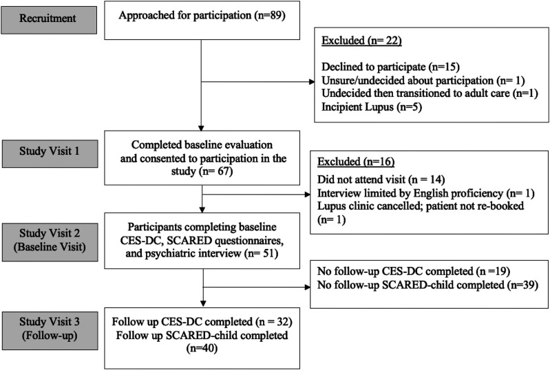 Evaluation of depressive and anxiety symptoms in childhood-onset systemic lupus erythematosus: Frequency, course, and associated risk factors.