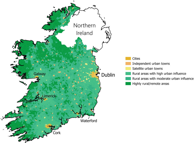 An investigation of inequalities in exposure to PM<sub>2.5</sub> air pollution across small areas in Ireland.