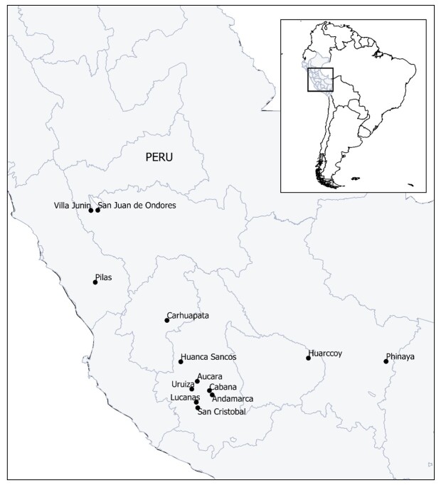 Epidemiology of sarcoptic mange in free-ranging vicuñas (Vicugna vicugna): a cross-sectional study in Andean highland communities in Peru.