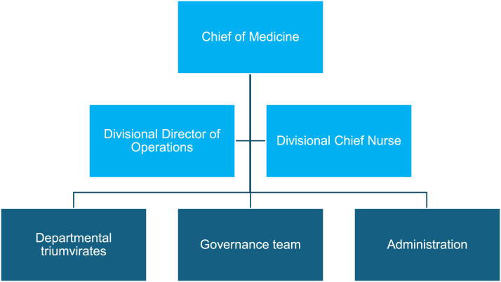 Life as a chief of medicine-Taking future hospital guidance to the front line.