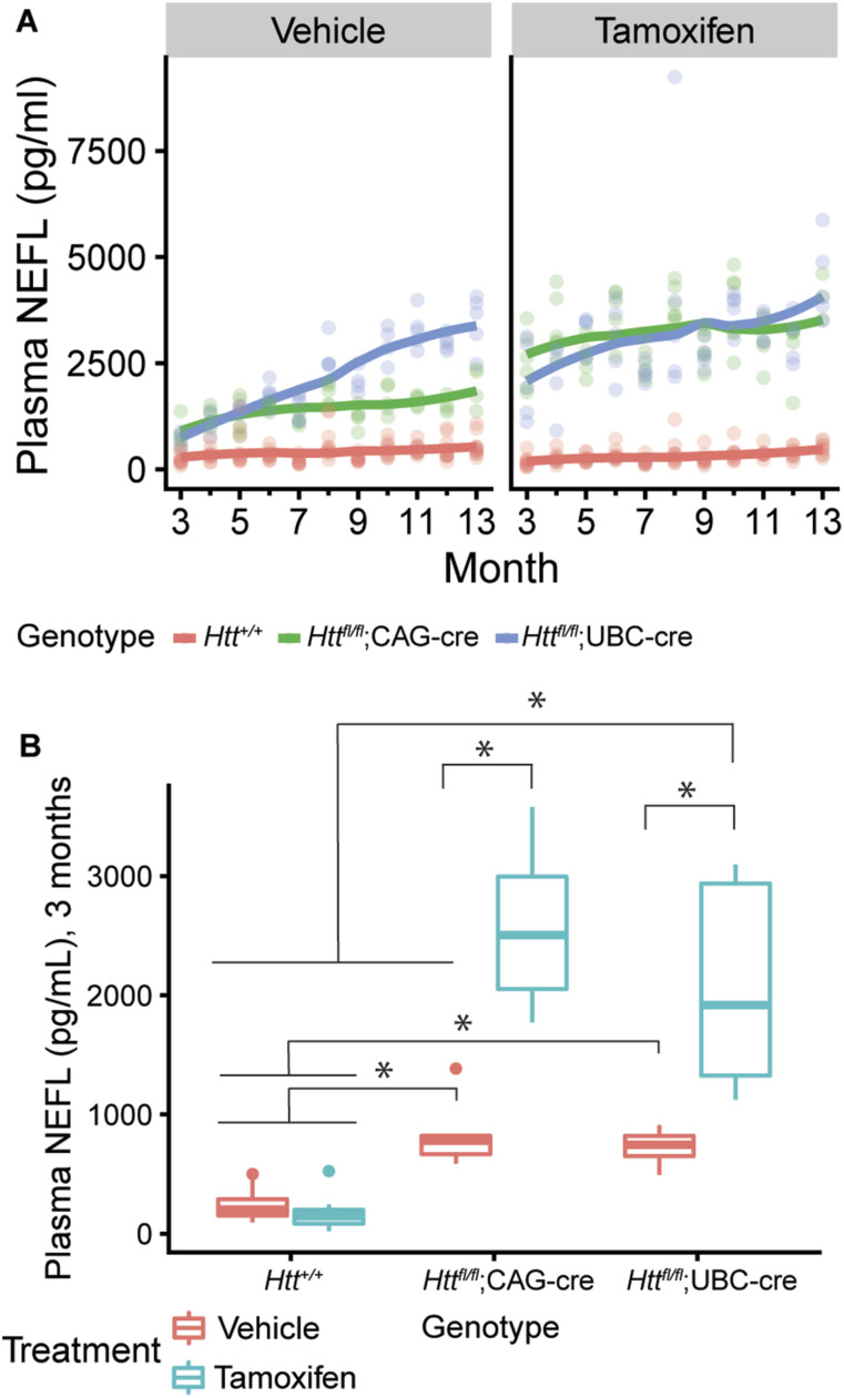 Global huntingtin knockout in adult mice leads to fatal neurodegeneration that spares the pancreas.