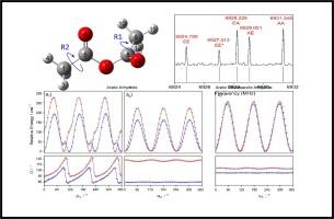 Microwave spectra of two carboxylic acid anhydrides: Acetic anhydride and acetic difluoroacetic anhydride