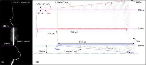 Evolution of the Leader Discharge in Bi-Directional Propagation System in Altitude-Triggered Lightning