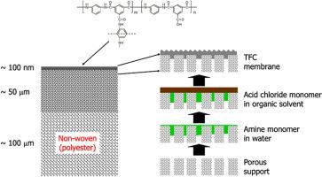 On the role of the porous support membrane in seawater reverse osmosis membrane synthesis, properties and performance