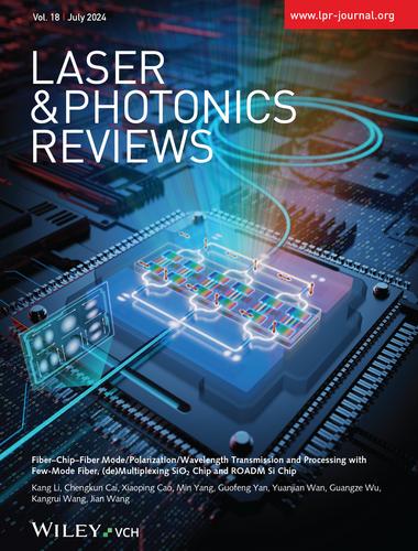 Fiber–Chip–Fiber Mode/Polarization/Wavelength Transmission and Processing with Few-Mode Fiber, (de)Multiplexing SiO2 Chip and ROADM Si Chip (Laser Photonics Rev. 18(7)/2024)