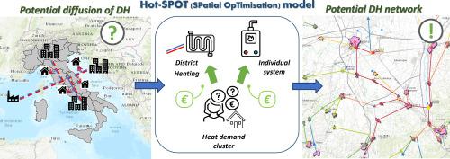 Assessing district heating potential at large scale: Presentation and application of a spatially-detailed model to optimally match heat sources and demands.